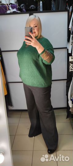 Джемпер женский хлопок 50/56 Корея