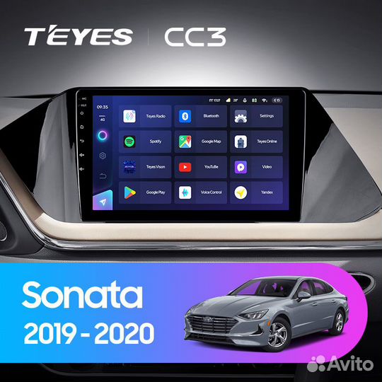 Магнитола Teyes CC3 Hyundai Sonata 2020+