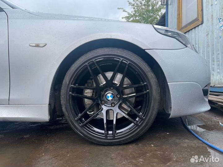 Диски разноширокие R19 5*120 мс Чёрный глянец