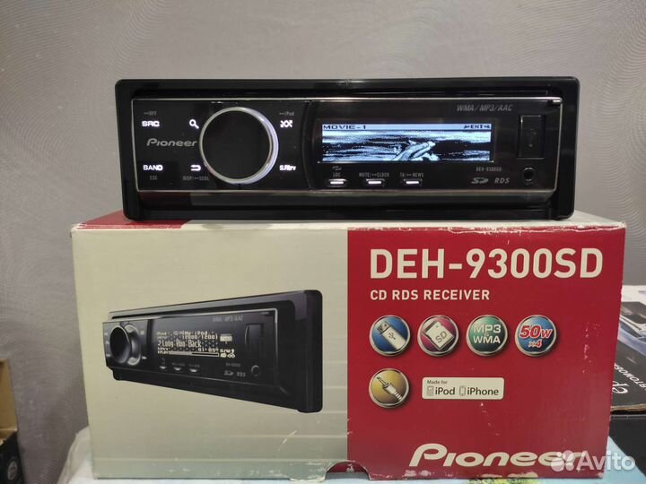 Магнитола pioneer deh 9300sd. iPod