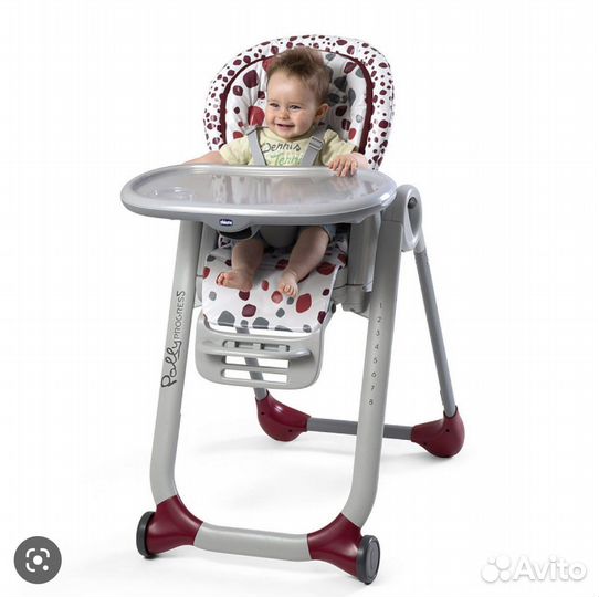 Стульчик для кормления chicco polly progress 5