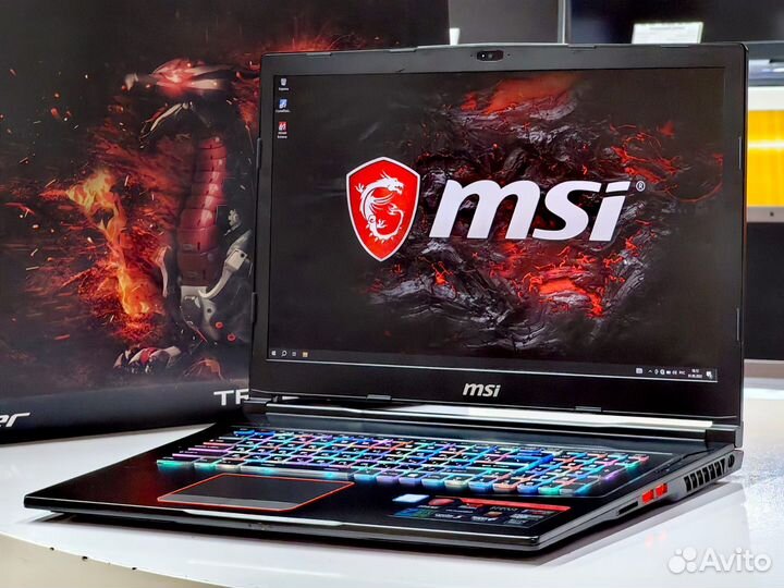 Ноутбук MSI 17.3 120Hz i7 32gb GTX1070 8gb SSD+HDD