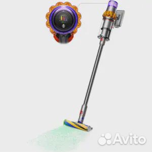 Пылесос Dyson V15 Detect Absolute, серебристый/ори