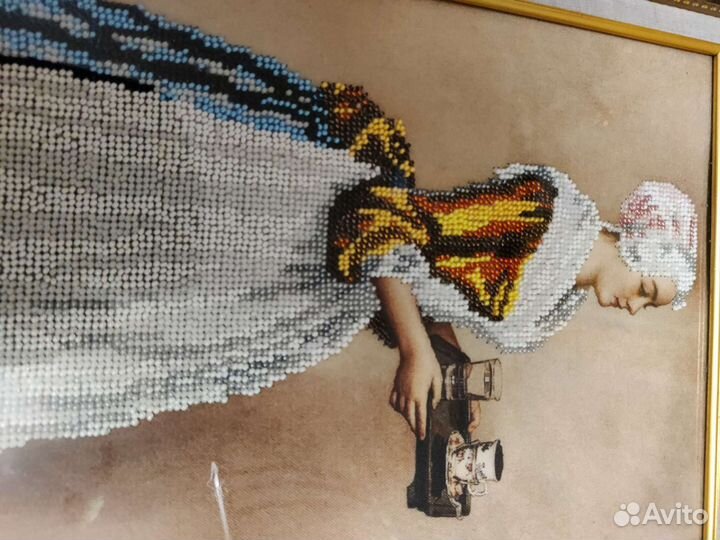 Картина ручной работы. Вышивка бисером