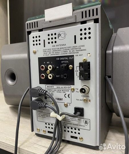 Музыкальный центр sony HCD-ED1