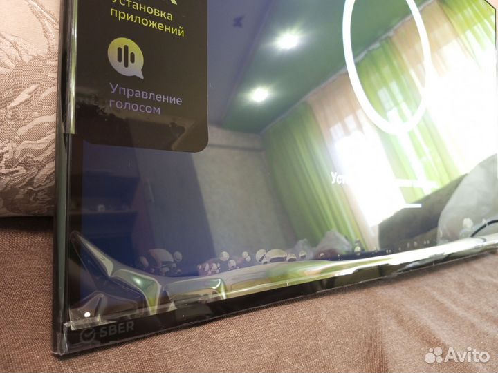 Новый безрамочный телевизор 32 смарт тв smart tv
