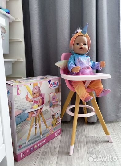 Пупс беби бон со стульчиком