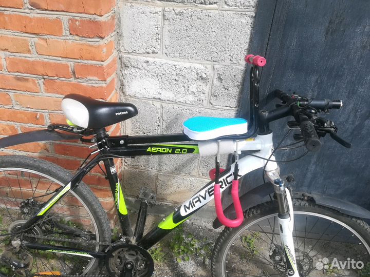 Детское велосипедное сидение на раму