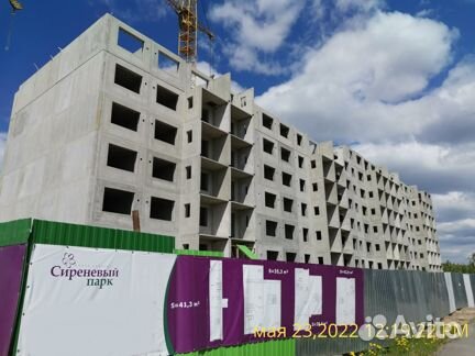 Ход строительства ЖК «Сиреневый парк» 2 квартал 2022