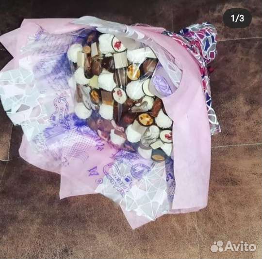 Делаю сьедобные букетики