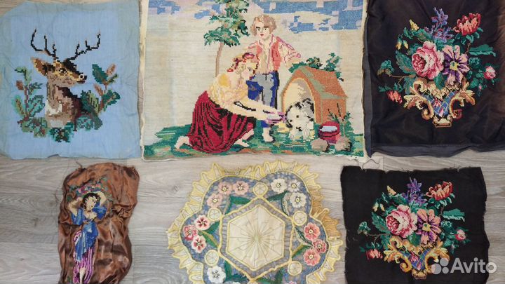 Вышивка крестом,50-60 е года прошлого века