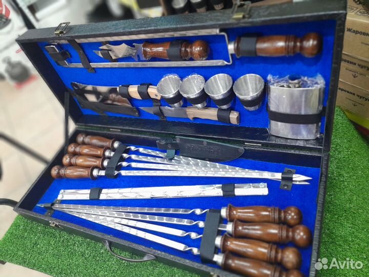 Набор подарочный шашлычный (в кейсе)