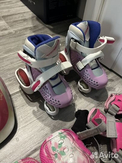Роликовые коньки детские раздвижные