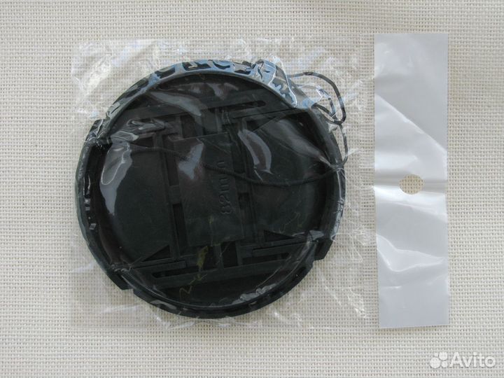 Крышка для объектива 82 мм с верёвочкой. (новая)