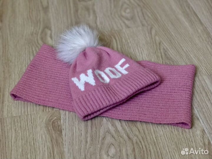 Шапка и снуд для девочки