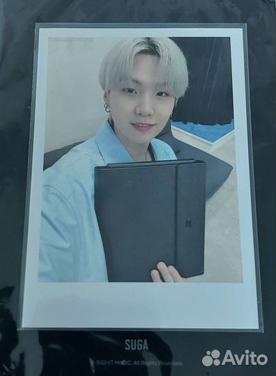 Карта Suga с блокнотом (оф. мерч)