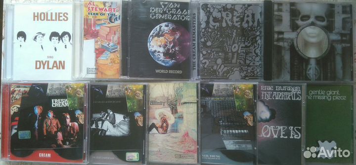 Shocking Blue, Jethro Tull, Cream,Gentle Giant,ELP