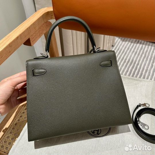 Сумка натуральная кожа hermes Kelly