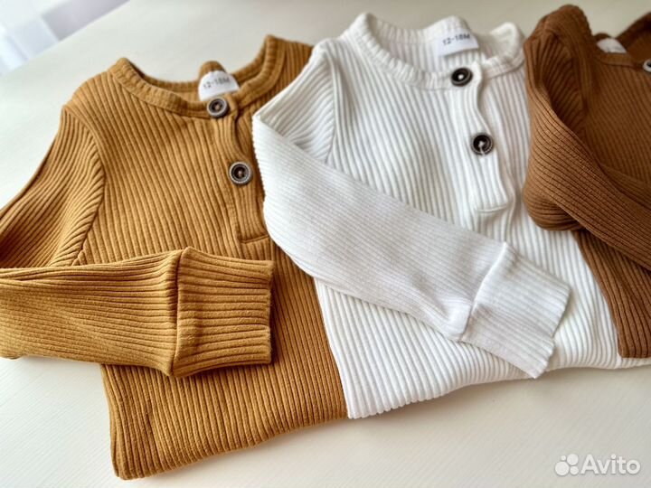 Комплект боди пакетом 80 86 размер