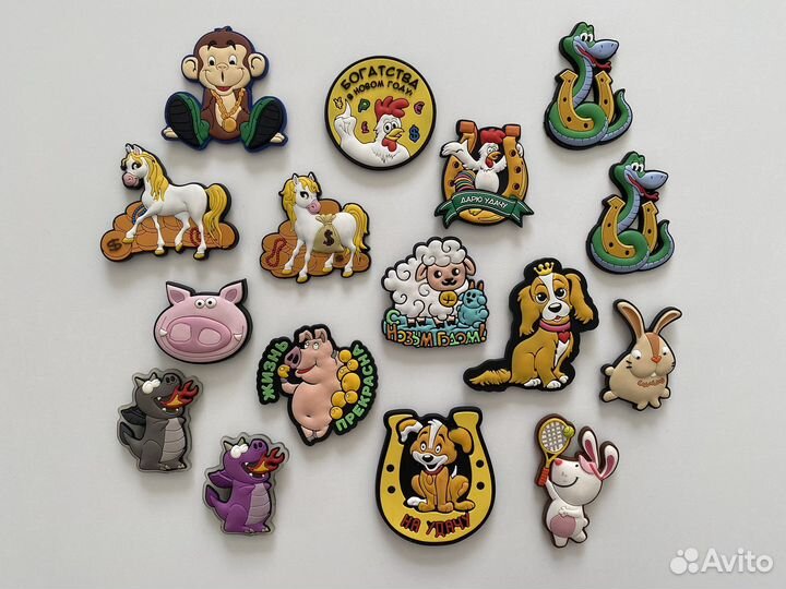 Магниты животные 16 штук Цена за все