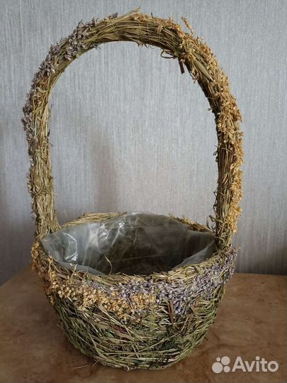 Корзины из сухоцветов флористические