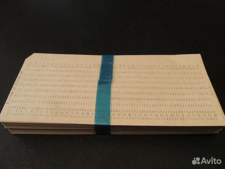 Перфокарты СССР