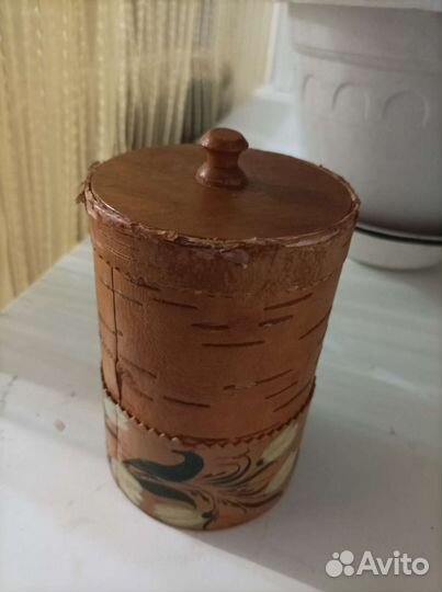 Солонка советская декоративная из дерева