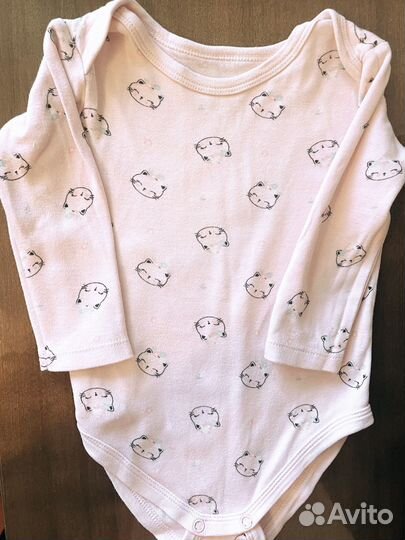 Вещи для девочки пакетом H&M 80-86 (боди 6 ед)
