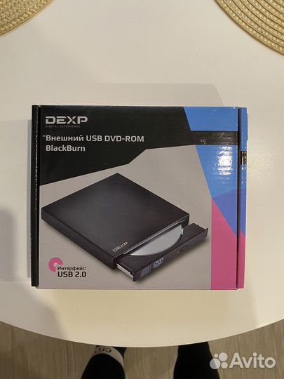 Внешний usb dvd-rom dexp