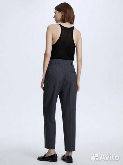 Брюки Lime серые в полоску