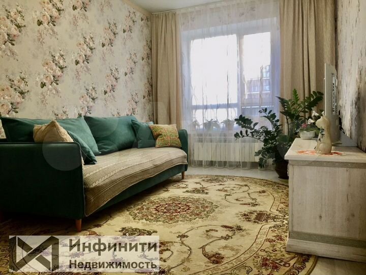 2-к. квартира, 54 м², 2/18 эт.