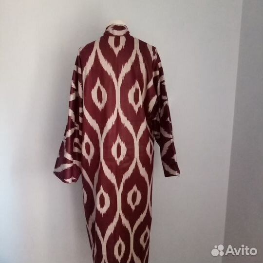 Узбекский халат из иката. Узбекский чапан