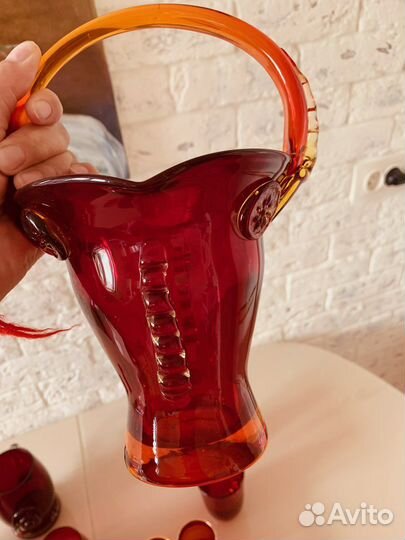 Красное стекло СССР