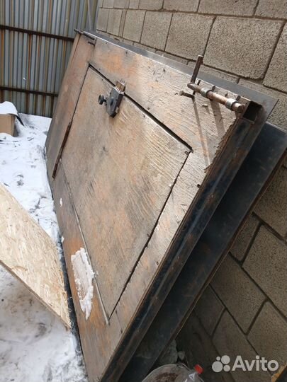 Ворота гаражные металлические бу