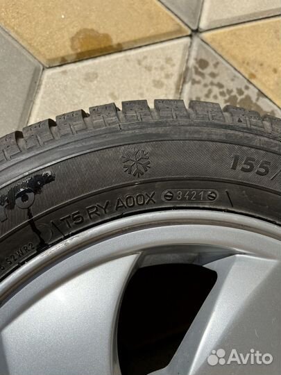 Шины зимние Kormoran 155/70R13 на оригинальных дис