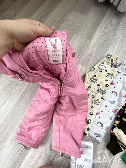 Вещи пакетом для девочки 86 92 98