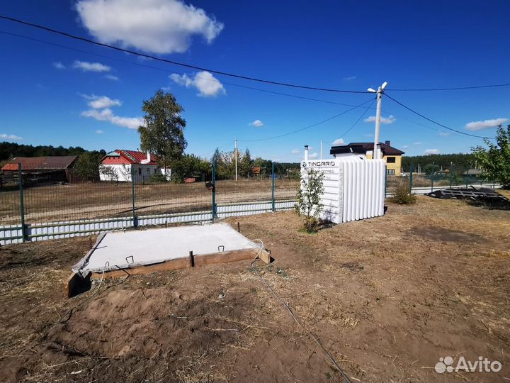 Пластиковый погреб новый