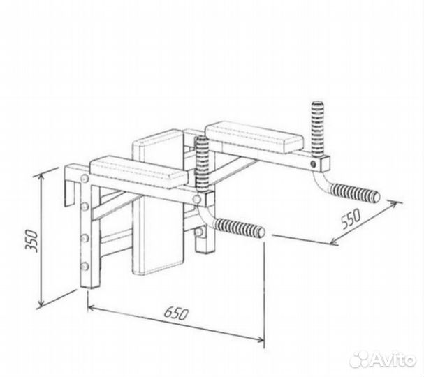 Турник брусья