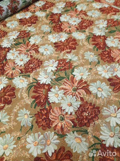 Ткань гобелен Любит Не Любит с хлопком (вид1)