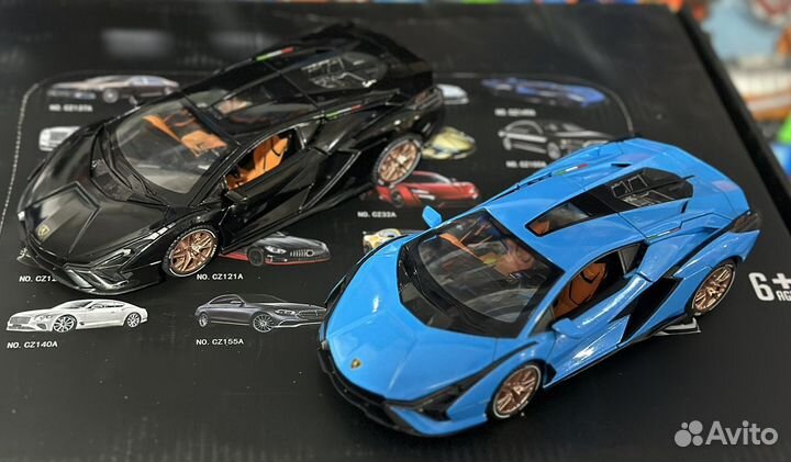 Металлическая инерционная машка lamborghini