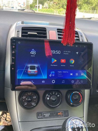 Toyota auris yaris android teyes штатная магнитола