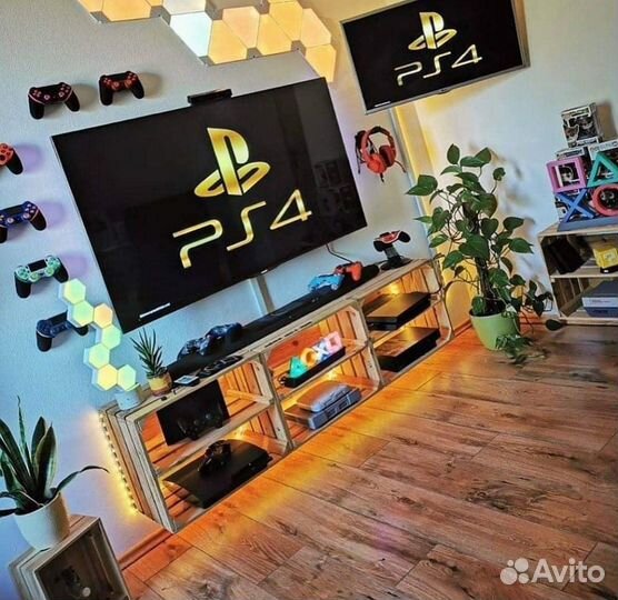 Sony ps4+прошита+7500игр