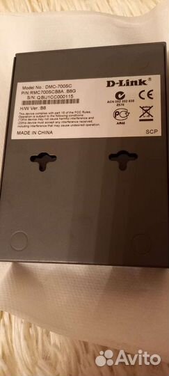 Медиаконвертер D-link DMC-700sc корпуса