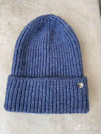 Шапка Бини демисезонная женская вязанная