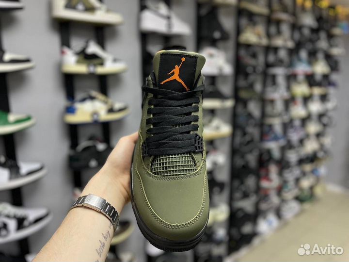 Кроссовки Nike Air Jordan 4 Retro Military Green