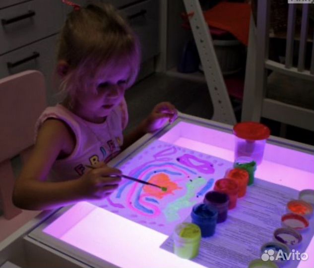 Столик световой песочница