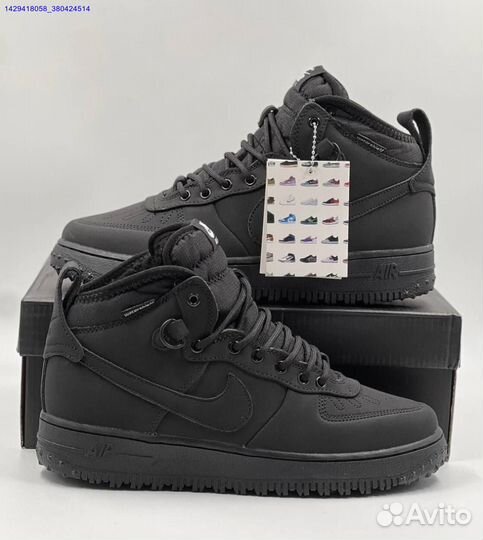 Ботинки Nike Air Force 1 Duckboot (с мехом) (Арт.86679)