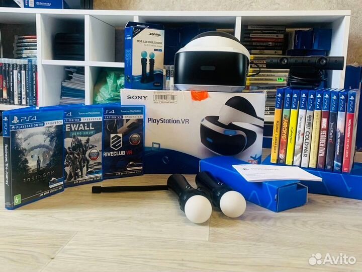 VR-шлем \ PS4 VR rev2 \ Sony VR rev 1