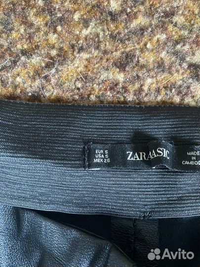 Брюки кожаные