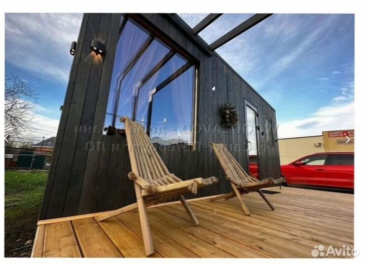 Дом Лофт доставкой 6х4,5. Артикул 13-395/RE248